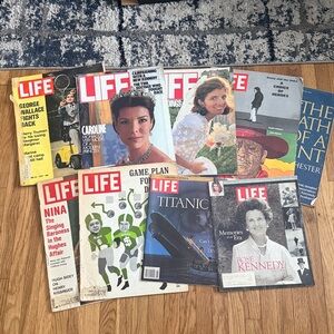 Vintage LIFE Magazines 9 Kennedy Titanic